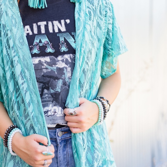 Albuquerque Kimono Turq. - Picture 2 of 2